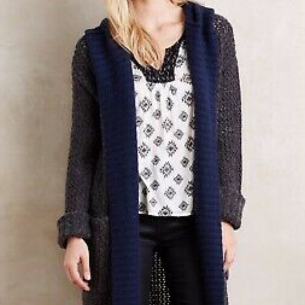 Sleeping on Snow - Duster - Anthropology **worn twice**